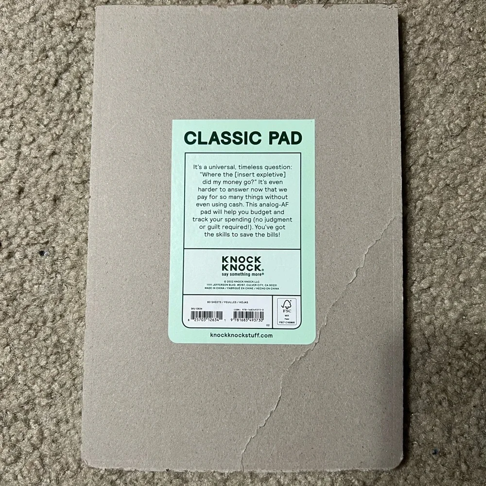 Knock Knock Weekly Note Pads